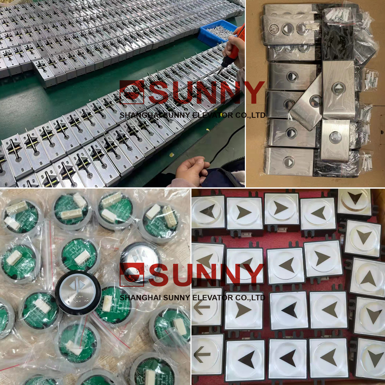 IP64 Elevator Push Button Up And Down Buttons With Omron Tact Switch Size 33.5mm