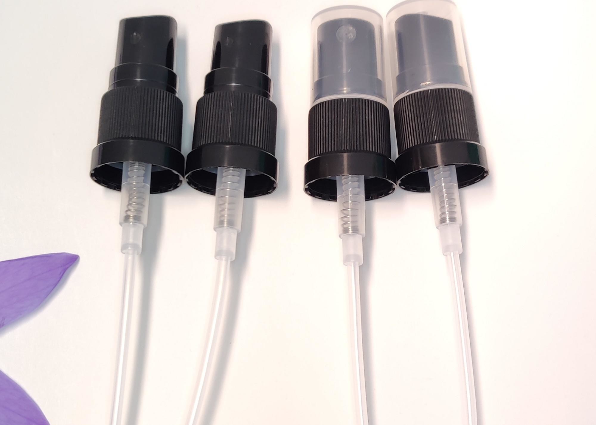 18mm Ribbed Surface Fine Mist Sprayer For Cosmetic Accessories