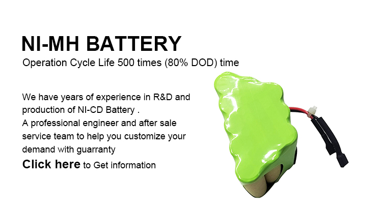 15.6v Nickel Rechargeable Battery 1500mAh 1200mah Nimh Battery