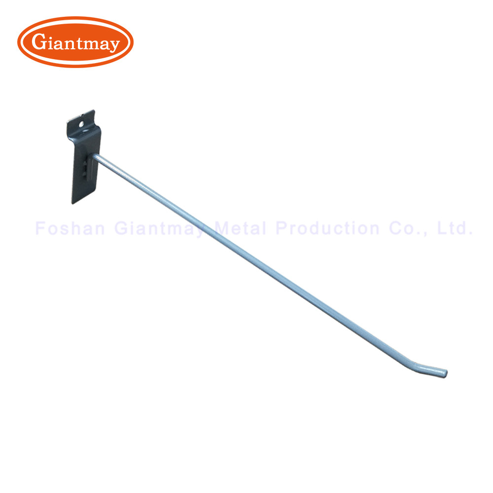 Metal Chrome Single Slatwall Display Shop Store Slat Wall Hook