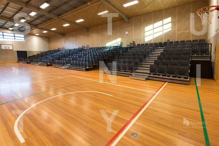 TUV Approved Fireproof Fixed Telescopic Seating System