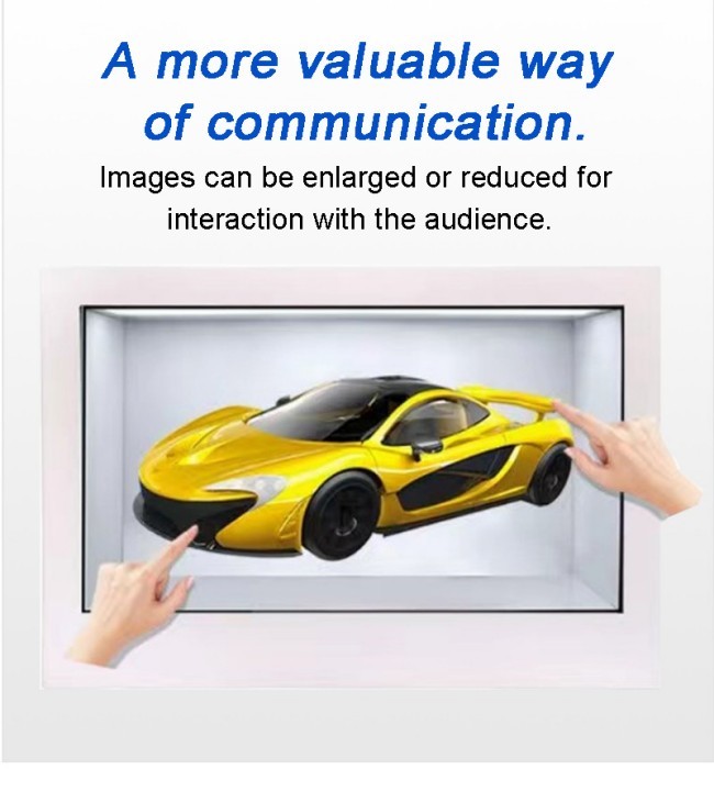 Wholesale 3D Holographic Projection Display Cabinets Supporting 360° Stereoscopic Imaging for On-Site Product Promotion and Exhibition