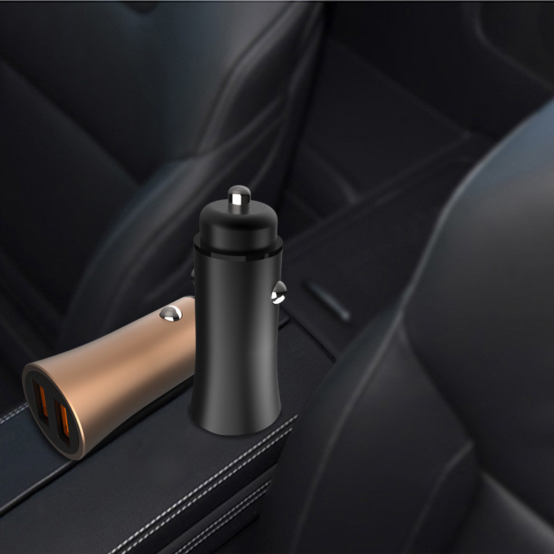 F655 QC3.0+ UDB2.1A Dual car charger, universal car charger for phones, top selling car usb charger