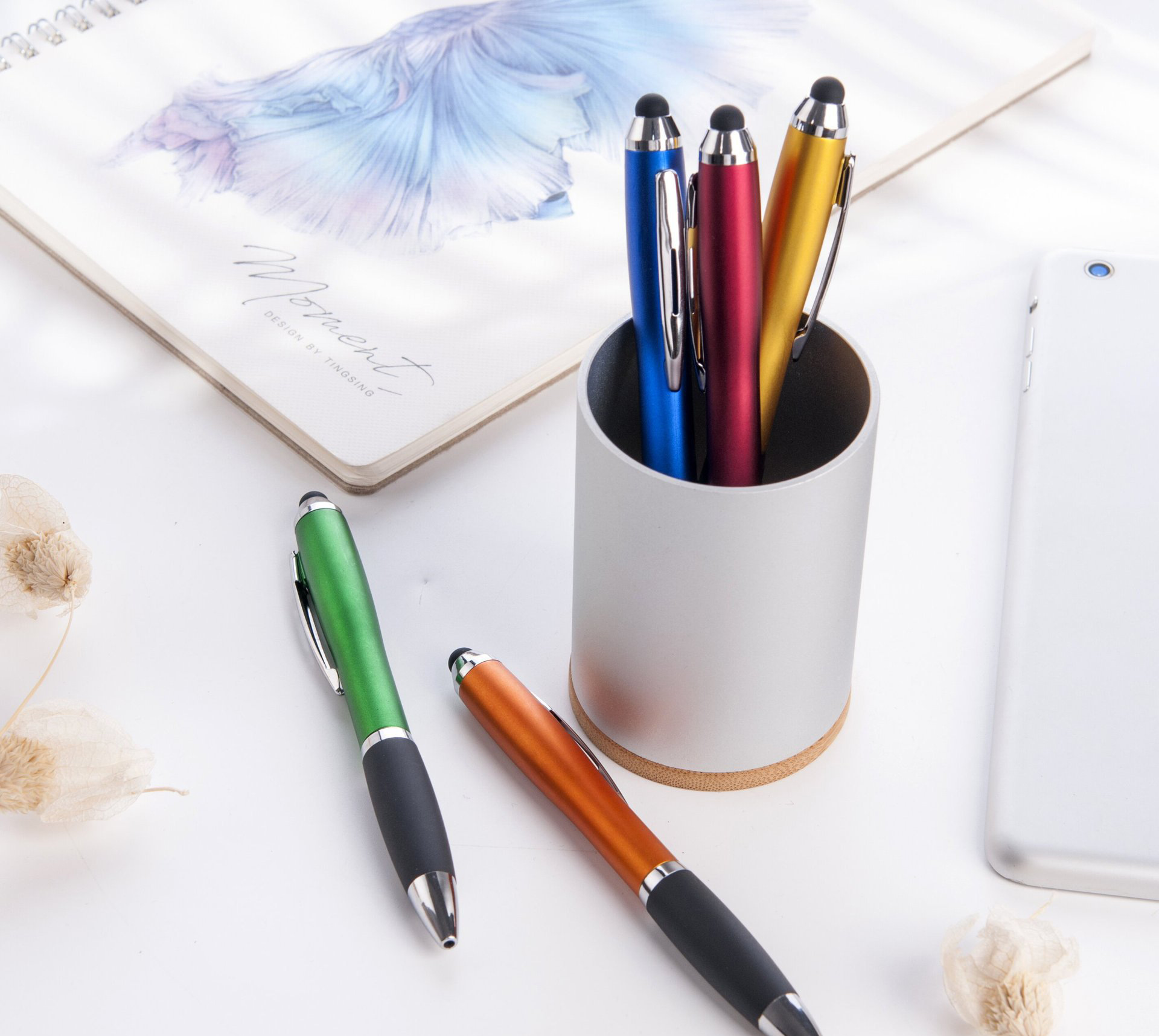 Logo Printed Ball Point Pen Customized Ballpoint Click Pens Novelty