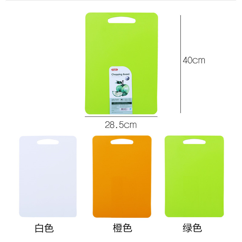 Non Slip Green Fruit Plastic Chopping Board Mat For Kitchen
