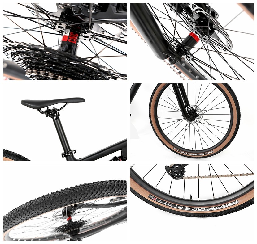 29er Carbon Fiber Full Suspension Mountain Bike OVERLORD M6100 12S