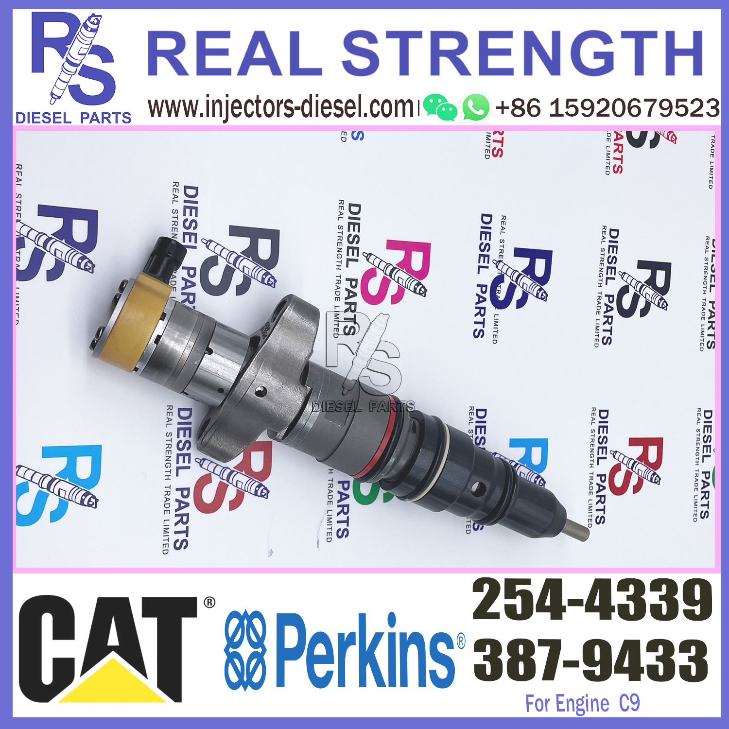 C9 common rail injector 328-2574 387-9433 10R-7222 254-4339 for 330D 336D 3282574 3879433 10R7222 2544339