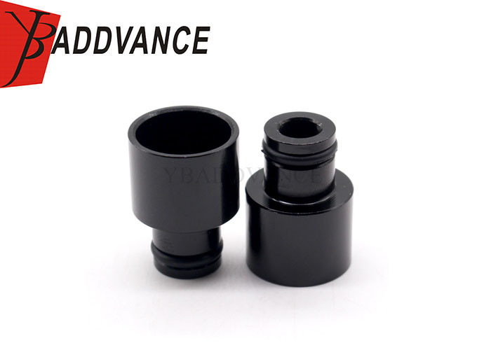 Black Fuel Injector Conversion Top Hats Adapter For Honda Acura RDX B18 B16 D16 B20 H22 F22