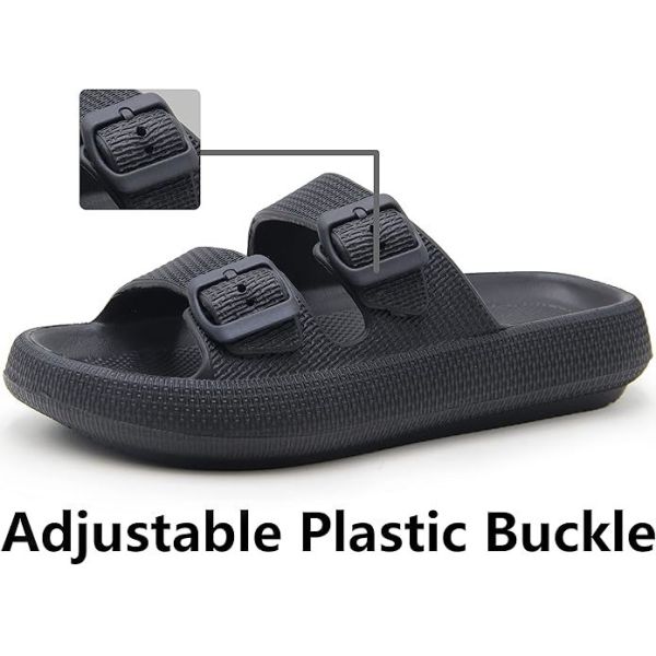 Men Women Ultra Lightweight Beach Slipper Sandals With Cushioned EVA Soles Quick Dry