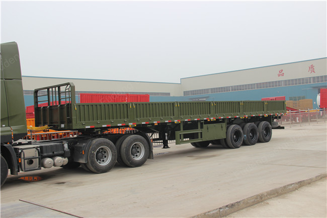 Steel Stock Trailer With LED Light Axles Mechanical Spring / Air Suspension
