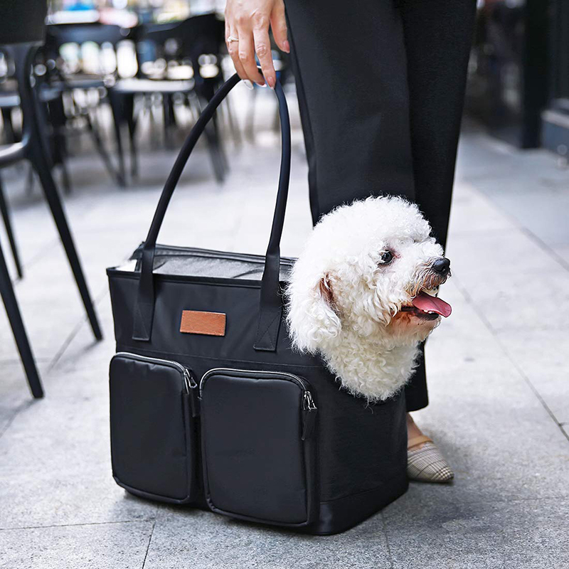 Leisure Style Pet Carrier Bag , Personalized Soft Dog Carrier Purse