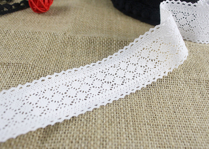 Decorative Crochet Lace Ribbon Cotton Lace Trim For Embellishment