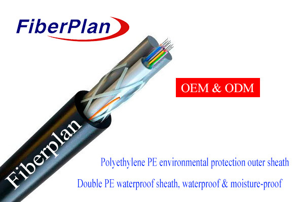 Mini ADSS 6 To 12 Core Single Mode Multi Mode Aerial Fiber Optic Cable Self Supporting Cable ASU