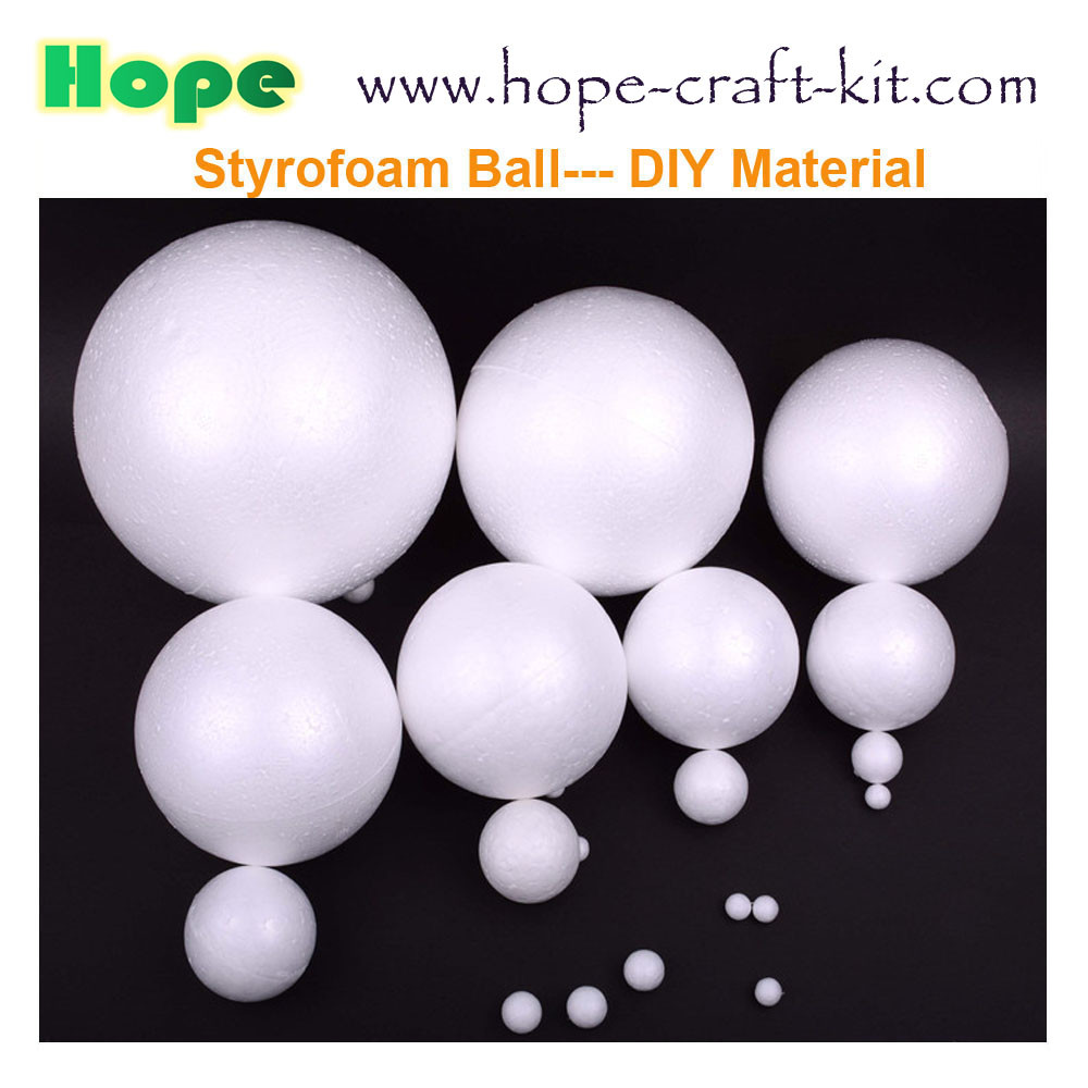 EPS Styrofoam Foam Beads Small Foam Ball for Kids Hobbies DIY Material OEM ODM Various Colors and Size,