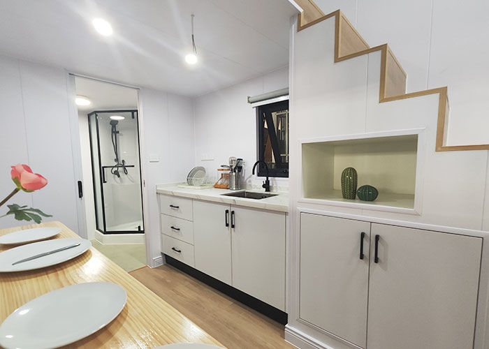 Luxury Tiny House On Wheels Portable Home With Kitchen And Bathroom