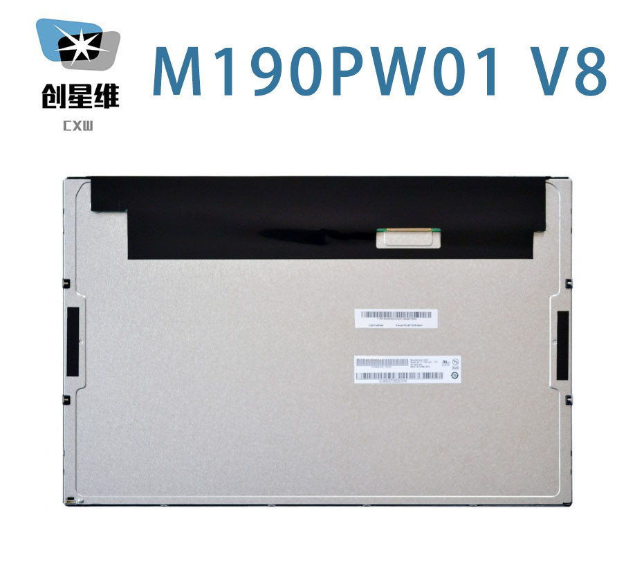 M190PW01 V8 AUO 19.0" 1440(RGB)×900, WXGA+ 89PPI 250 cd/m² INDUSTRIAL LCD DISPLAY