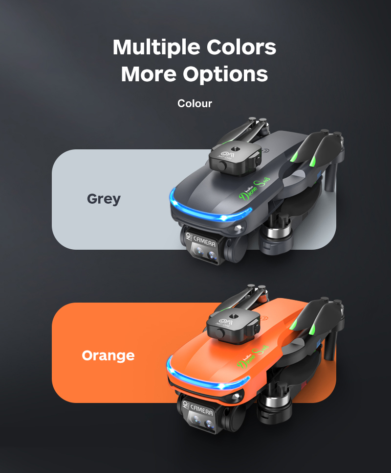 S118 Drone With 4k Dual Camera 5g Wifi 360 Obstacle Avoidance Fpv Brushless Motor Rc Quadcopter Mini Drone Professional