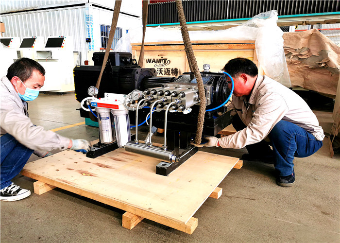 5000*3000mm Water Jet Marble Cutting Machine 3 AXIS Hydro Jet Cutting Machine