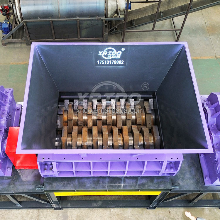 1200 China Factory Direct Sales Double Shaft Shredder Scrap Metal Recycling Machine