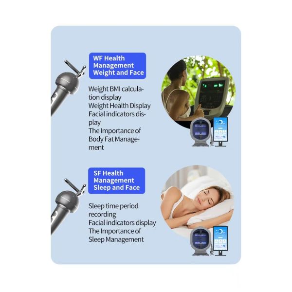 3D AI Intelligent 2in1 Single Handle Scalp Scanner Facial Skin Analyzer