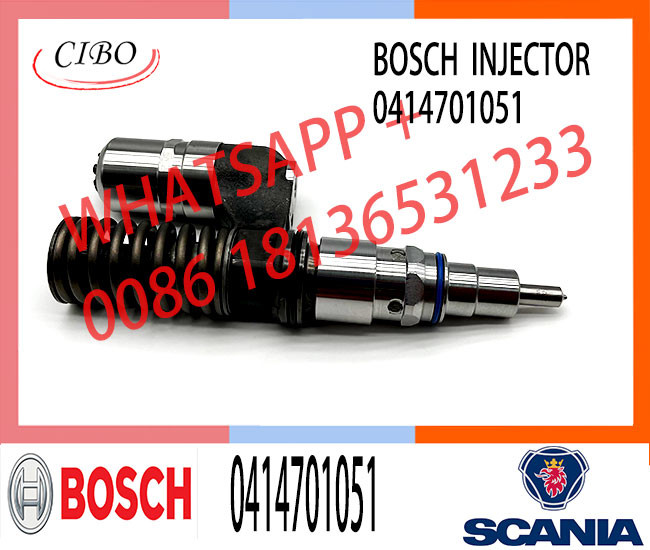 Neutral Common Rail Fuel Injector 0414701072 0414701051 For Scania R440