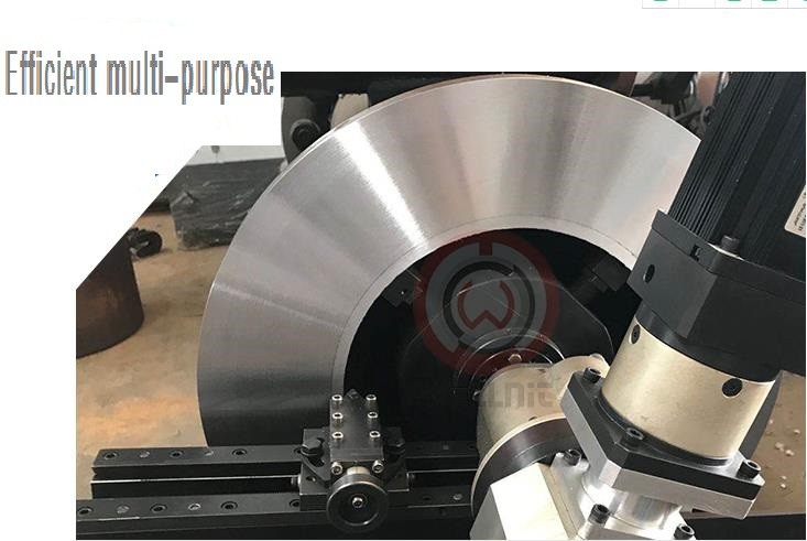 42r/Min 50mm Mounted Flange Facing Machine Symmetrical Plate Structure