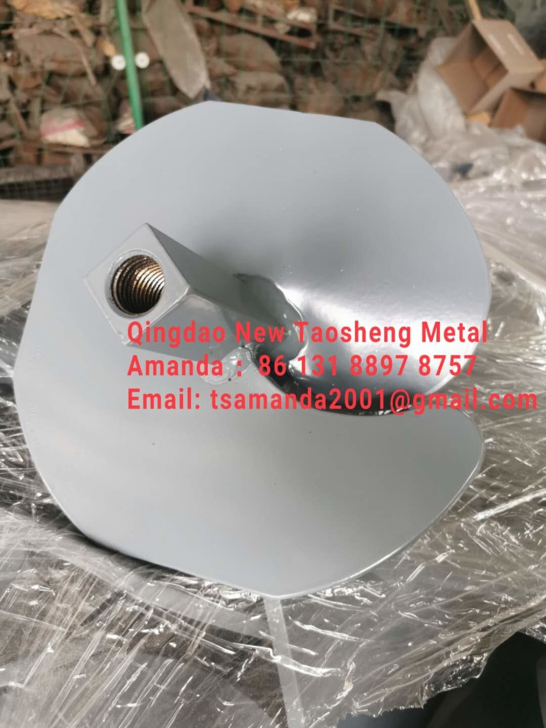 Tubular Shaft Helical Pier ASTM A153 Power Line Hardware