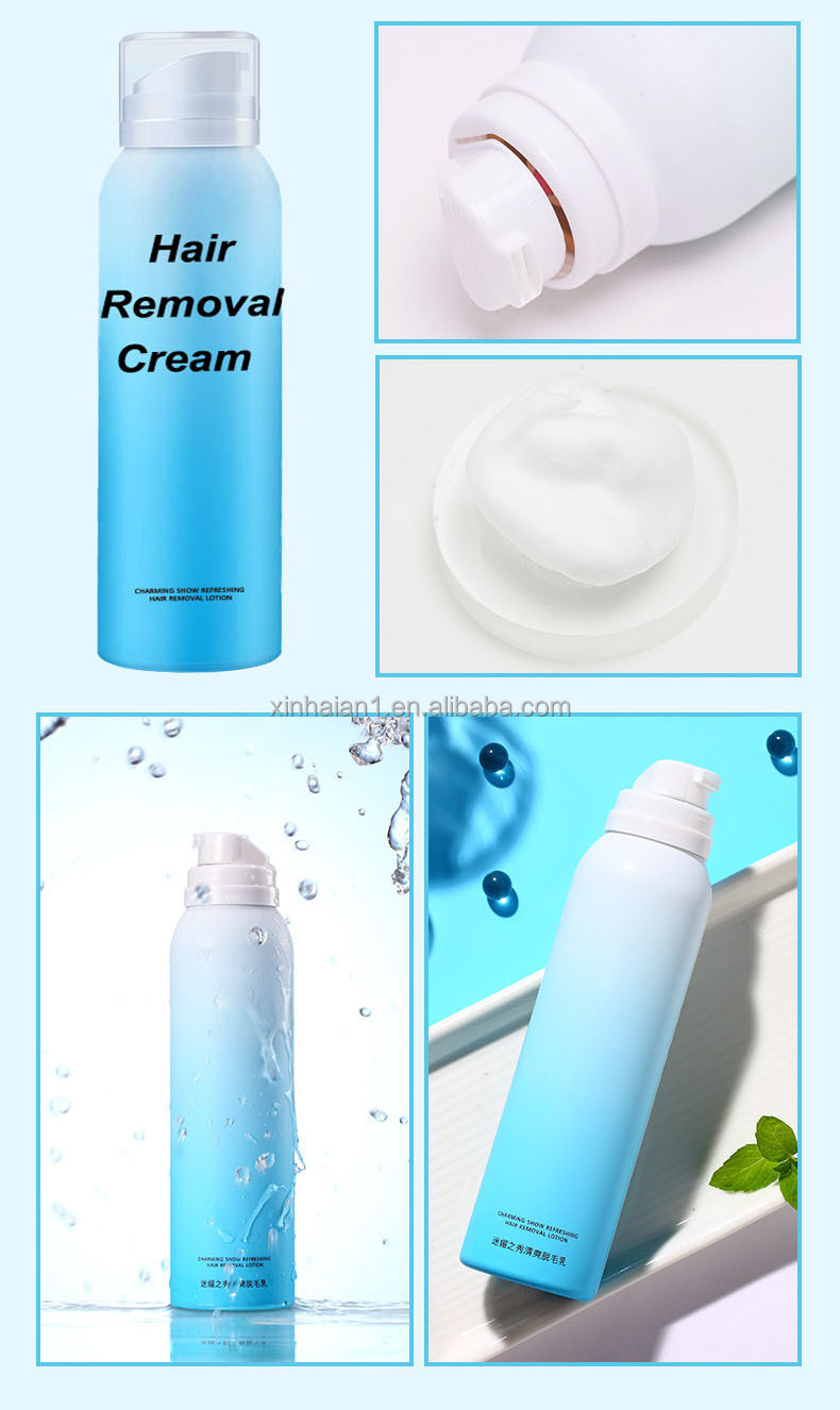 Facial and Body Hair Removal Cream Organic Depilatory Lotion for Long-Lasting Results