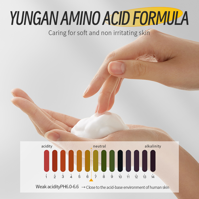 Pure and Transparent Skin Cleansing Milk, Gentle and Deep Cleansing Pore Reducing Amino Acid Facial Cleanser Wholesale