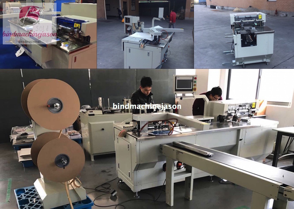 Automatic loop wire closing machine and punching function PBW580 for calendar
