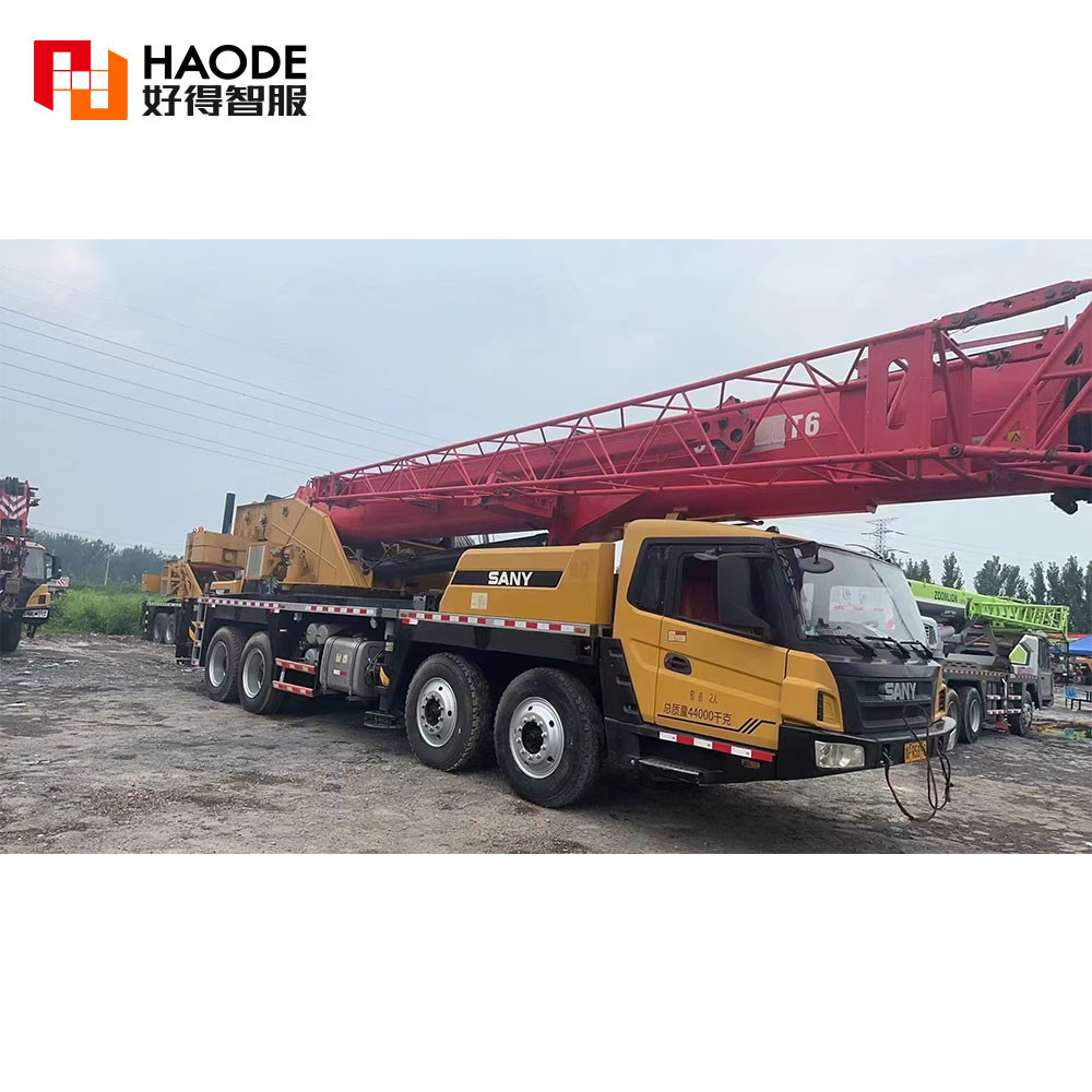 High-Power Used Crawler Cranes SANY SCC550t5 China Origin Second-Hand Used Sany 50ton Crawler Crane In Good Condition