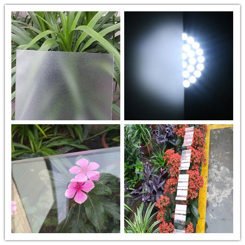 12%-95% Light Transmission PC Corrugated Sheet For Greenhouse