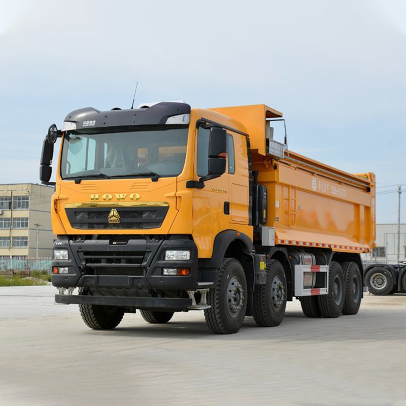 440hp HOWO Dump Truck 8x4 Tripper Truck 40 Ton 12 Wheels with Manual Transmission