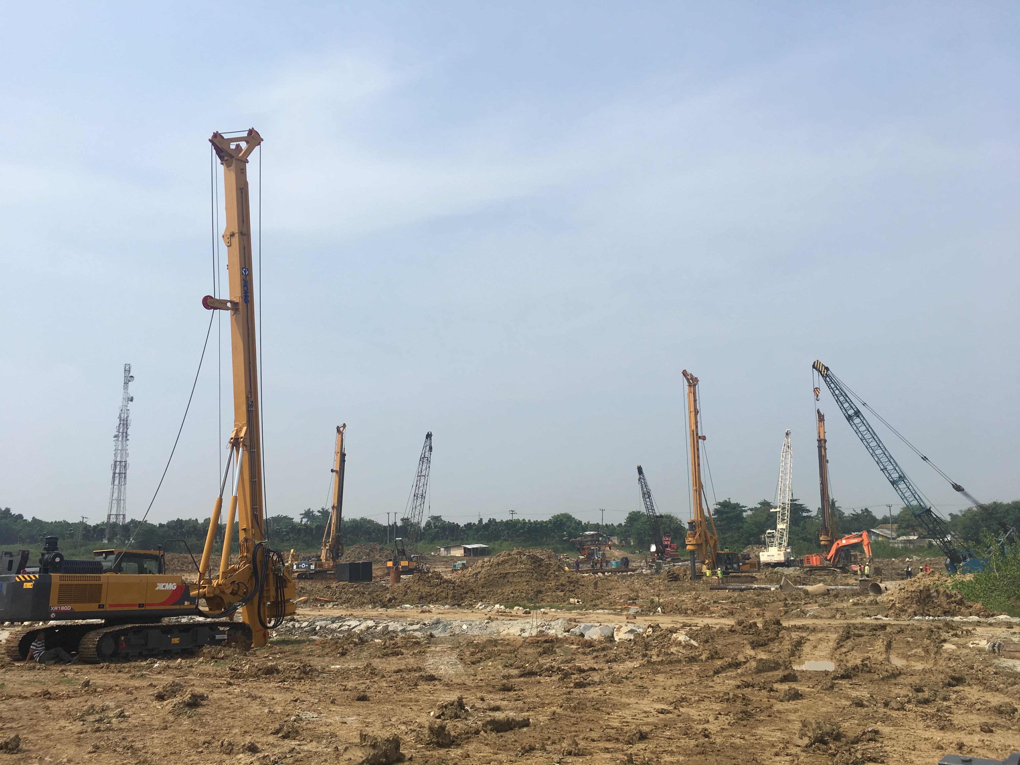 Cummins QSB6.7 Pile Drilling Machine 220V Max. Drilling Depth 46m