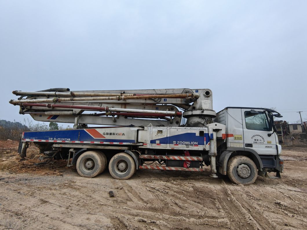 Zoomlion 47m Used Concrete Boom Pump Construction Equipment