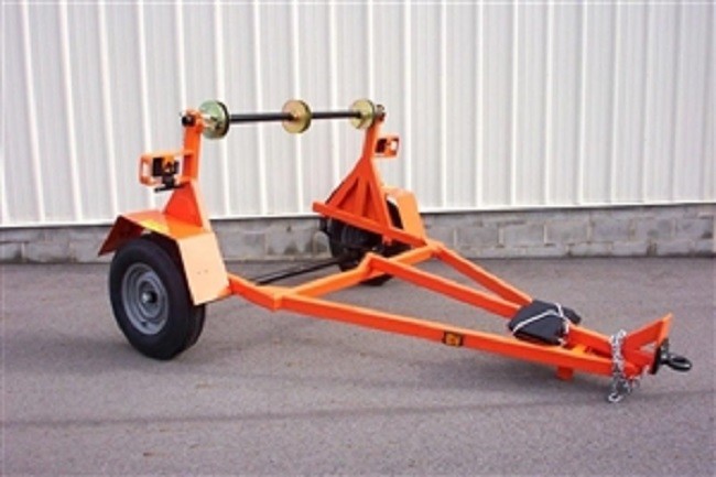 2240 Lbs Transmission Line Stringing Tools Reel Trailer 54" X 63" Reel Capacity