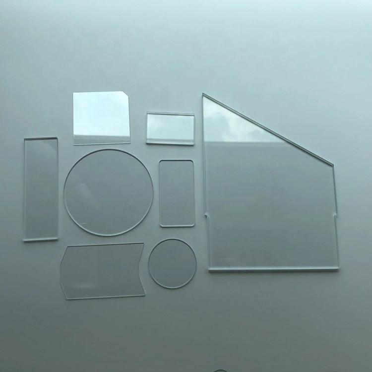 Transparent Light Guide Sheet Borosilicate Full Reflection Optical Glass Mirror