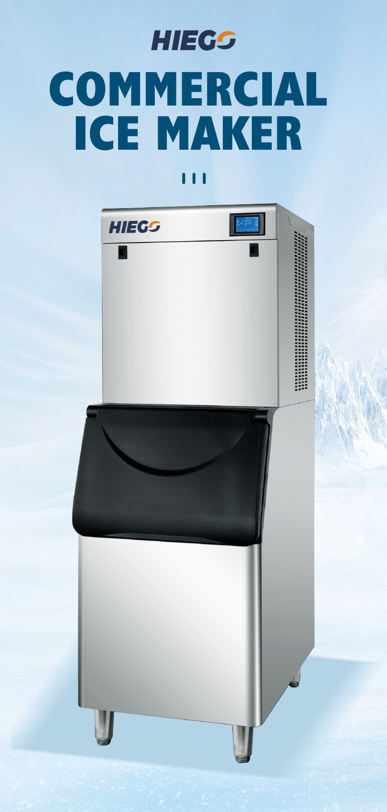 500kg Ice Making Machine Energy Saving Commercial Ice Machine