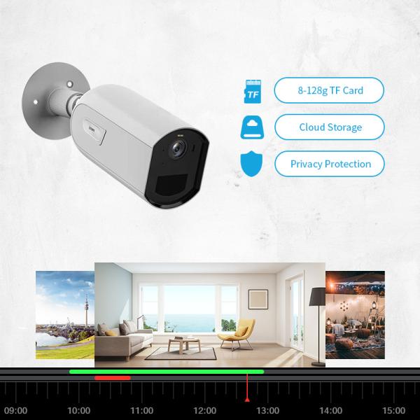 Glomarket Tuya Weatherproof Outdoor Security IP Camera Night Vision Motion APP Control Wireless Wifi Cctv Camera