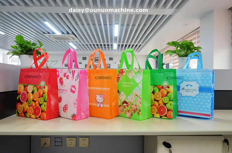 Machine Non Woven Bag in Shopping Bag Making Machine