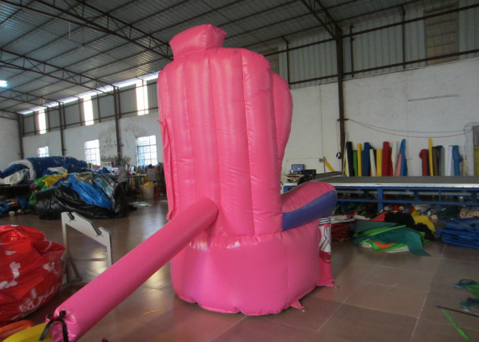 Pink Inflatable Airtight princess the chair on sale sealed inflatable decoration