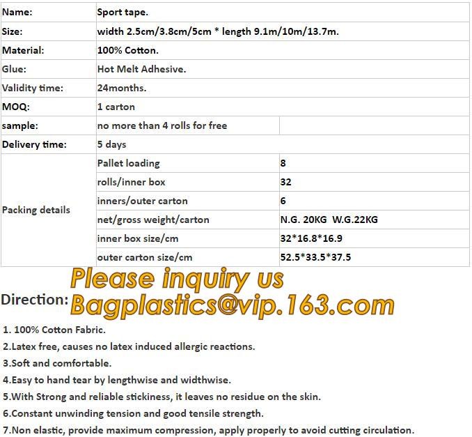 Kinesiology tape,OEM for Famous Brand Printed Kinetic Tape Kinesiology Tape Sports Tape,medical waterproof cotton elasti