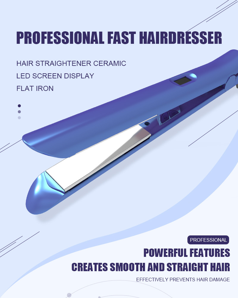 Titanium Flat Iron Straightener 1000w Professional Infrared Cordless