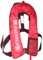 SOLAS Inflatable Life Jacket ZHENHUA CCS 150N Double Chambers Lifejacket