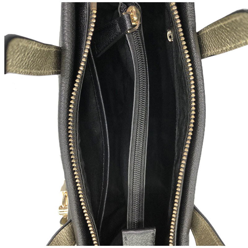 Genuine Leather Fashion Black Luxury Women Handbags