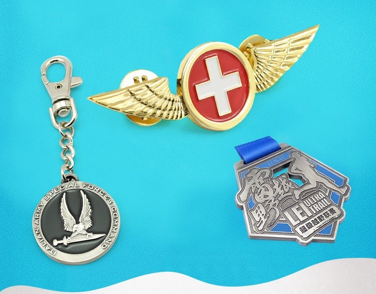 Wholesale Custom Medal Logo Medallion Soft Enamel Gold Silver Marathon Running Custom Metal Sport Medal