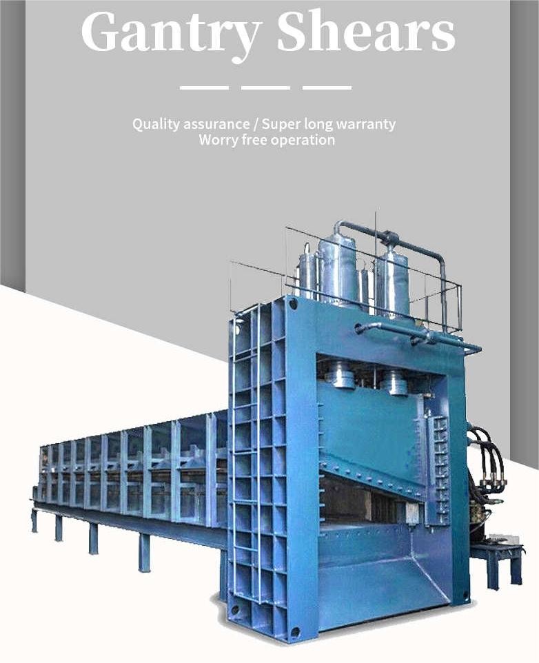 Automatic Scrap Metal Cutting Machine Scrap Car Hydraulic Gantry Shears