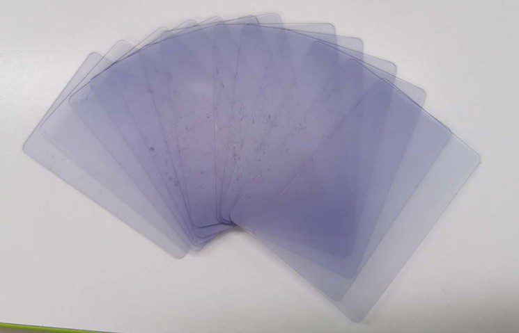 Highly Multifunctional CC-18 Automatic Handheld IC Card Counter for Transparent Cards