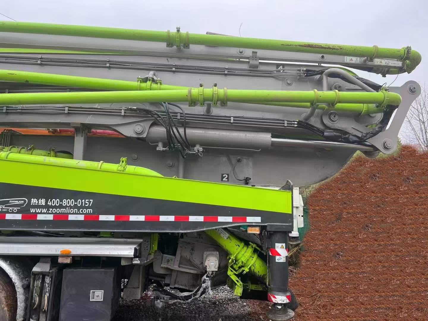 Diesel Used Concrete Pump Truck Used Sany Trailer Stationary Concrete Pump 18mpa