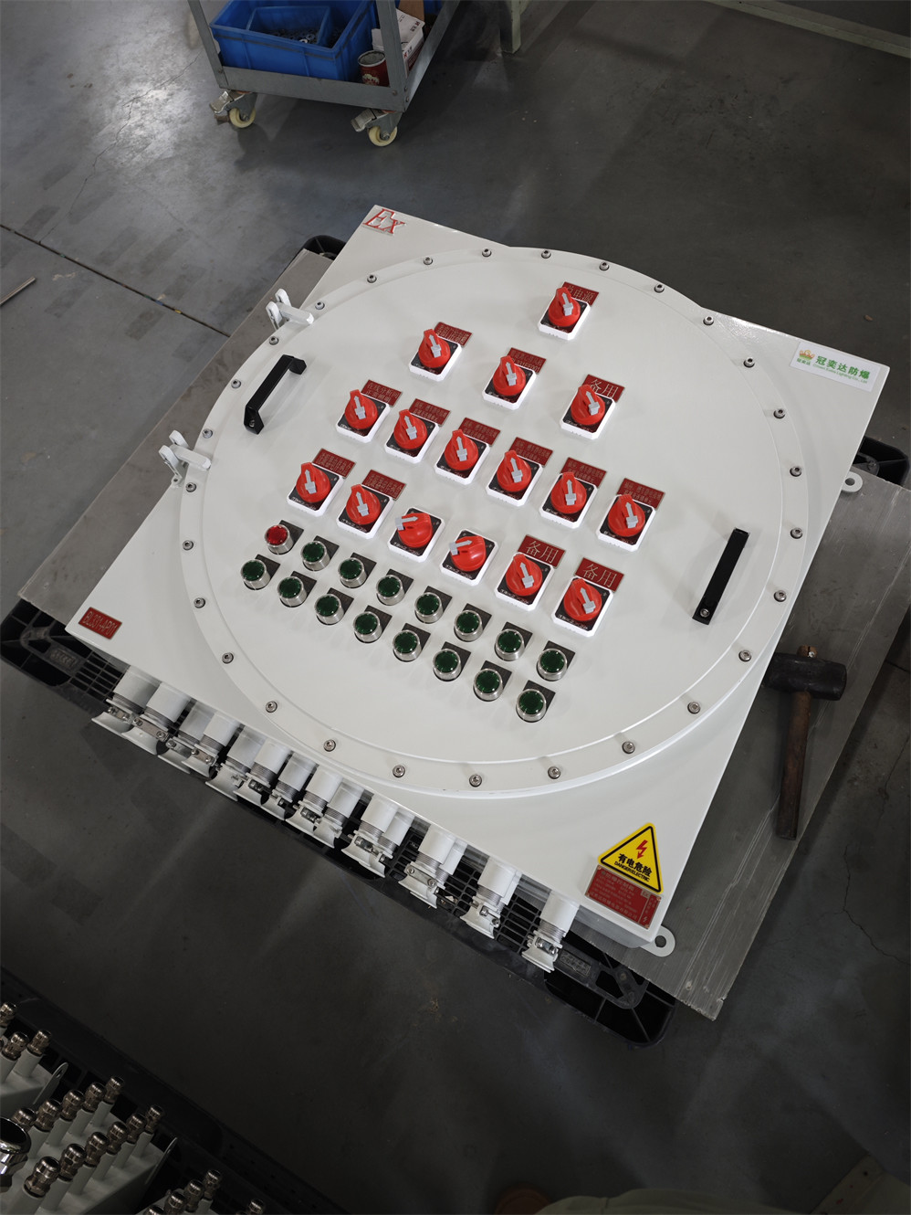 220V ATEX Explosion Proof Illumination Power Distribution Panels Corrosion Proof Wall Mounting Box Panel Explosion Proof customizable